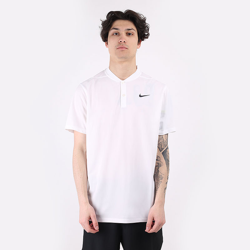 мужская белая футболка Nike Dri-FIT Victory Golf Polo BV6235-100 - цена, описание, фото 3